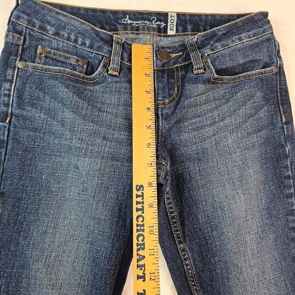 American Rag Boot Cut Jeans Junior’s 3R Western Denim Rodeo - Picture 3 of 10